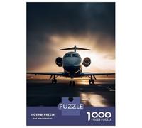 1000 Piece Jigsaw Puzzles for Adults Jigsaw Private Business Jet Adult Jigsaw Puzzle Hands-on Game Perfect Decoration Challenging Game Gifts 70x50cm/1000pcs