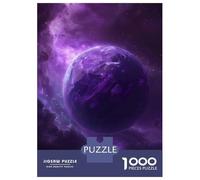 1000 Piece Jigsaw Puzzles for Adults Jigsaw Purple Cosmos Puzzles for Adults Relax Games Birthday Present Christmas Birthday Gifts 70x50cm/1000pcs