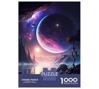 1000 Piece Jigsaw Puzzles for Adults Jigsaw Purple Planet Landscape Jigsaws for Adults Toy Wall Decor Staycation Kill Time Unique Birthday And Xmas Gifts 70x50cm/1000pcs