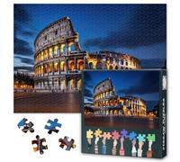 1000 Piece Jigsaw Puzzles for Adults Jigsaw Puzzle Game Rome Colosseum Italy Grand Ruins Panorama Epic Architecture Historic Landmark Home Office Wall Decor Premium Brain Challenge 27.5x19.7 Inch