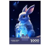 1000 Piece Jigsaw Puzzles for Adults Jigsaw Rabbit with Magic Jar Jigsaws for Adults Toy Wall Decor Staycation Kill Time Unique Birthday And Xmas Gifts 38x26cm/1000pcs
