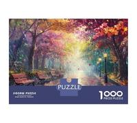 1000 Piece Jigsaw Puzzles for Adults Jigsaw Rainy Day in Autumn Park Puzzle for Adults Hands-on Game Analysis And Logic Challenging Game Gifts 52x38cm/1000pcs