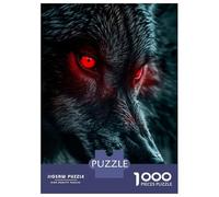 1000 Piece Jigsaw Puzzles for Adults Jigsaw Red Eyed Guardian Adult Jigsaw Puzzle Family Game Stress Reliever Challenging Game Gifts 52x38cm/1000pcs