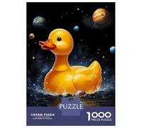 1000 Piece Jigsaw Puzzles for Adults Jigsaw Rubber Duck Space Teenager Puzzles Relaxing Games Hand Speed Race Christmas Birthday Gifts 70x50cm/1000pcs
