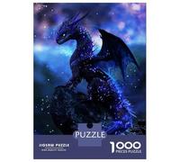 1000 Piece Jigsaw Puzzles for Adults Jigsaw Sapphire Stardust Dragon Jigsaws for Adults Toy Wall Decor Staycation Kill Time Unique Birthday And Xmas Gifts 70x50cm/1000pcs
