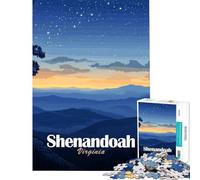 1000 Piece Jigsaw Puzzles for Adults Jigsaw Shenandoah Valley, Virginia Landscape Hands-on Game Learning Educational Toys Birthday Gifts for The Whole Family (Size 38x26cm)