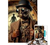 1000 Piece Jigsaw Puzzles for Adults Jigsaw Sherlock Holmes Steampunk Teenager Puzzles Family Games Birthday Present Fun Activities at Home (Size 75x50cm)