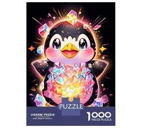 1000 Piece Jigsaw Puzzles for Adults Jigsaw Shiny Diamond Penguin Puzzles for Adults Toy Wall Decor Perfect Decoration Challenging Game Gifts 70x50cm/1000pcs