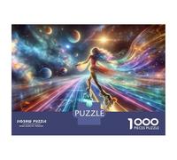 1000 Piece Jigsaw Puzzles for Adults Jigsaw Skating on Rainbow Bridge Puzzles for Adults Relax Games Birthday Present Christmas Birthday Gifts 52x38cm/1000pcs