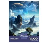 1000 Piece Jigsaw Puzzles for Adults Jigsaw Skyborne Peaks Horizon Puzzles for Adults Brain Teaser Game Enhance Memory Fun Activities at Home 38x26cm/1000pcs