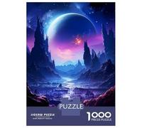 1000 Piece Jigsaw Puzzles for Adults Jigsaw Space Fantasy Land Puzzles for Adults Brain Teaser Game Enhance Memory Fun Activities at Home 70x50cm/1000pcs