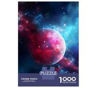 1000 Piece Jigsaw Puzzles for Adults Jigsaw Space Planet Art Adult Jigsaw Puzzle Hands-on Game Perfect Decoration Challenging Game Gifts 52x38cm/1000pcs