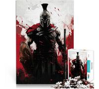 1000 Piece Jigsaw Puzzles for Adults Jigsaw Spartan oil painting Made of cardboard，for age 14 years and over Antistress Vacation at home Killing time Unique Birthday