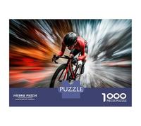 1000 Piece Jigsaw Puzzles for Adults Jigsaw Speed Cyclist in Motion Jigsaws for Adults Toy Wall Decor Staycation Kill Time Unique Birthday And Xmas Gifts 70x50cm/1000pcs