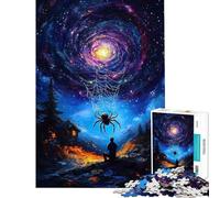 1000 Piece Jigsaw Puzzles for Adults Jigsaw Spider And The Galaxy Puzzles for Adults Brain Teaser Game Analysis And Logic Unique Birthday And Xmas Gifts (Size 38x26cm)