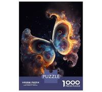 1000 Piece Jigsaw Puzzles for Adults Jigsaw Spirit Animal Butterfly Jigsaws for Adults DIY Toys Birthday Present Challenging Game Gifts 70x50cm/1000pcs