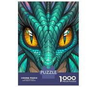 1000 Piece Jigsaw Puzzles for Adults Jigsaw Stained Pretty Dragon Jigsaws for Adults DIY Toys Birthday Present Challenging Game Gifts 52x38cm/1000pcs