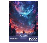 1000 Piece Jigsaw Puzzles for Adults Jigsaw Starry Nights Embrace Puzzles for Adults Relax Games Birthday Present Christmas Birthday Gifts 38x26cm/1000pcs