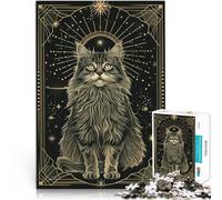1000 Piece Jigsaw Puzzles for Adults Jigsaw Stellar Cat Handgeschwindigkeitswettbewerb für Heimdekoration52x38cm