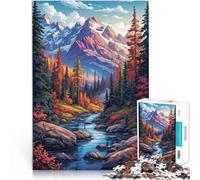 1000 Piece Jigsaw Puzzles for Adults Jigsaw Strange and beautiful mountains puzzle wall decoration 26x38cm deal as gifts for the whole family