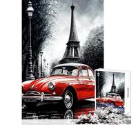 1000 Piece Jigsaw Puzzles for Adults Jigsaw Street Art Paris Educational Toy Great Gift Relax Games Fun at Home Activities, size 38x26cm