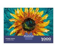 1000 Piece Jigsaw Puzzles for Adults Jigsaw Sunny Flower of Hope Puzzles for Adults Brain Teaser Game Enhance Memory Fun Activities at Home 52x38cm/1000pcs