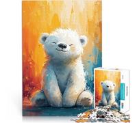 1000 Piece Jigsaw Puzzles for Adults Jigsaw Sunny Polar Bliss Fun Games Every Piece is Unique - Challenging Family Fun Game 26x38cm
