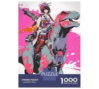 1000 Piece Jigsaw Puzzles for Adults Jigsaw T Rex Geisha Sniper Jigsaw Puzzle Toy Wall Decor But Fun And Humorous Fun at Home Activities, 38x26cm/1000pcs