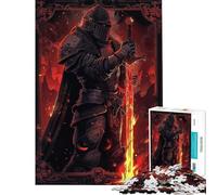 1000 Piece Jigsaw Puzzles for Adults Jigsaw Tarot Dark Knight Fantasy Help The Brain Exercise Precision Cutting Impossible Game Suitable for Ages 14 And Up (38x52cm)