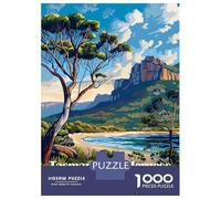 1000 Piece Jigsaw Puzzles for Adults Jigsaw Tasmanian Wilderness National Park Australia Adult Jigsaw Fun Games Hand Speed Race Fun Activities at Home 38x26cm/1000pcs