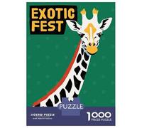 1000 Piece Jigsaw Puzzles for Adults Jigsaw Texas Exotic Fest Poster Jigsaw Puzzle Toy Wall Decor But Fun And Humorous Fun at Home Activities, 52x38cm/1000pcs