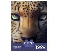 1000 Piece Jigsaw Puzzles for Adults Jigsaw The Big Cat Face Adult Jigsaw Puzzle Hands-on Game Perfect Decoration Challenging Game Gifts 52x38cm/1000pcs