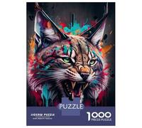 1000 Piece Jigsaw Puzzles for Adults Jigsaw The Honesty Lynx Jigsaw Puzzle Toy Wall Decor But Fun And Humorous Fun at Home Activities, 70x50cm/1000pcs