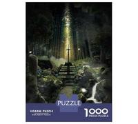 1000 Piece Jigsaw Puzzles for Adults Jigsaw The Legendary Sword Jigsaw Puzzle Toy Wall Decor But Fun And Humorous Fun at Home Activities, 70x50cm/1000pcs