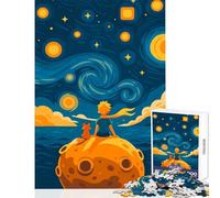1000 Piece Jigsaw Puzzles for Adults Jigsaw The Little Prince And The Fox Puzzles for Teenagers Hand Speed Race for Birthday, Chrismas Christmas Birthday Gifts (38x26cm)