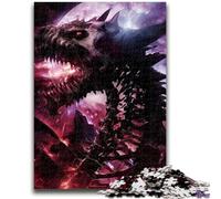 1000 Piece Jigsaw Puzzles for Adults Jigsaw The Skeleton Dragon Pattern Assembly for Educational Game Birthday Gifts 38x26cm