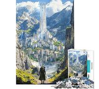 1000 Piece Jigsaw Puzzles for Adults Jigsaw The Veiled Citadel Puzzles for Adults Brain Teaser Game Pattern Assembly Challenging Game Gifts (Size 38x26cm)