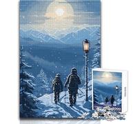 1000 Piece Jigsaw Puzzles for Adults Jigsaw The Vintage Storm Hikers Ideal for Quiet Relaxing Moments Clean Uniform Cut Leisure Toy Size 38x52cm