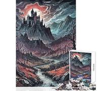 1000 Piece Jigsaw Puzzles for Adults Jigsaw The Witchs House Educational Games Learning Educational Educational Toy Suitable for Desktop Decoration (50x75cm)