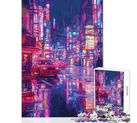 1000 Piece Jigsaw Puzzles for Adults Jigsaw Tokyo At Night Practical Game Family Activities Anti-Stress Toys Gifts for Friends And Family (75X50CM)