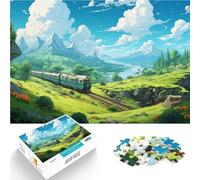 1000 Piece Jigsaw Puzzles for Adults Jigsaw Tranquil Journey Anime educational challenge deal as gifts for the whole family 26x38cm