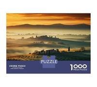 1000 Piece Jigsaw Puzzles for Adults Jigsaw Tuscany Landscape Print-1 Puzzle for Adults Hands-on Game Analysis And Logic Challenging Game Gifts 52x38cm/1000pcs