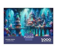 1000 Piece Jigsaw Puzzles for Adults Jigsaw Underwater Fantasy Castle Jigsaws for Adults Relaxing Games Analysis And Logic Fun at Home Activities, 52x38cm/1000pcs