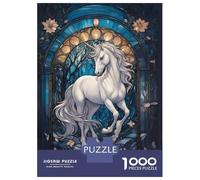 1000 Piece Jigsaw Puzzles for Adults Jigsaw Unicorn Myth Animal Jigsaw Puzzle Toy Wall Decor But Fun And Humorous Fun at Home Activities, 52x38cm/1000pcs