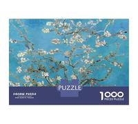 1000 Piece Jigsaw Puzzles for Adults Jigsaw Van Gogh Almond Blossom Jigsaw for Adults Relax Games Improve Memory Challenging Game Gifts 52x38cm/1000pcs