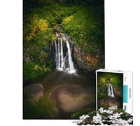 1000 Piece Jigsaw Puzzles for Adults Jigsaw Waterfall Spectacle Teenager Puzzles Family Games A Work of Art Fun at Home Activities, (Size 38x26cm)