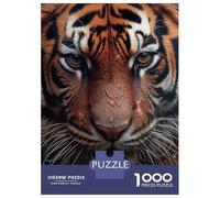 1000 Piece Jigsaw Puzzles for Adults Jigsaw Wet Tiger CloseUp Puzzles for Adults Anti-Stress Toys But Fun And Humorous Challenging Game Gifts 70x50cm/1000pcs