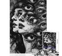 1000 Piece Jigsaw Puzzles for Adults Jigsaw Who Am I Educational Games Learning Educational Educational Toy Suitable for Desktop Decoration (38x52cm)