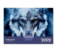 1000 Piece Jigsaw Puzzles for Adults Jigsaw Wolf And Forest 4 Adult Jigsaw Puzzle Toy Wall Decor A Work of Art Fun Activities at Home 52x38cm/1000pcs