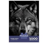1000 Piece Jigsaw Puzzles for Adults Jigsaw Wolf Inspirational Quotes Puzzles for Adults Relax Games Birthday Present Christmas Birthday Gifts 70x50cm/1000pcs